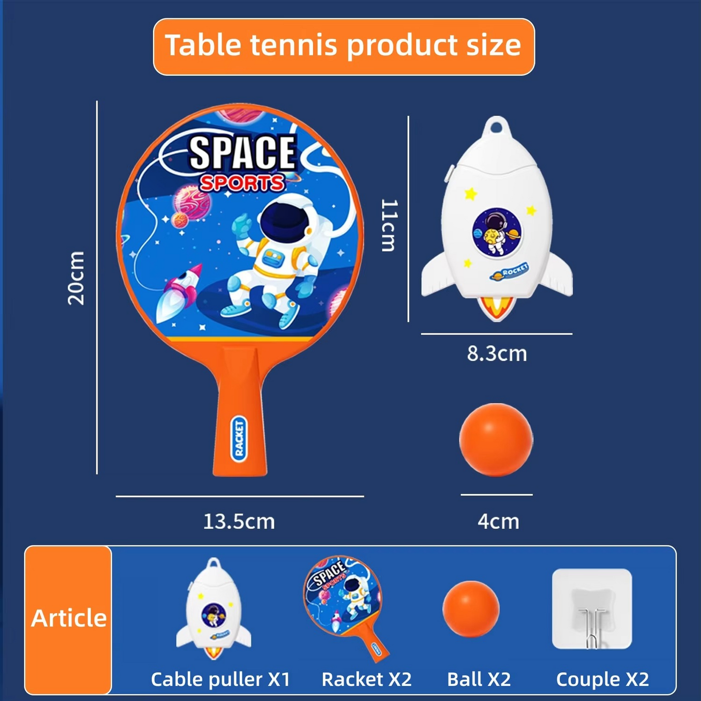 Portable Ping Pong Hanging Tennis Set for Kids