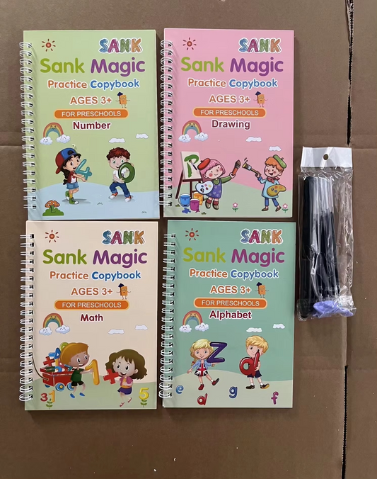 Reusable Magic sank book (pack of 3)