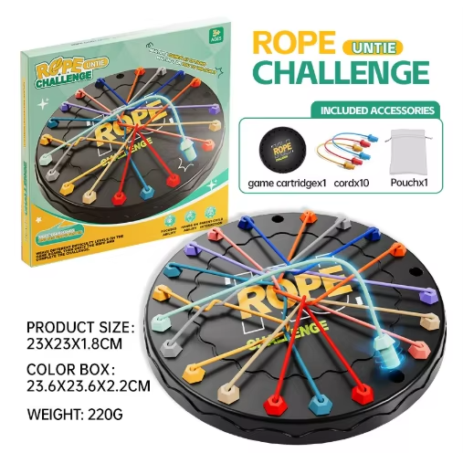 Knots Rope Untangling Table Logic Puzzle Board