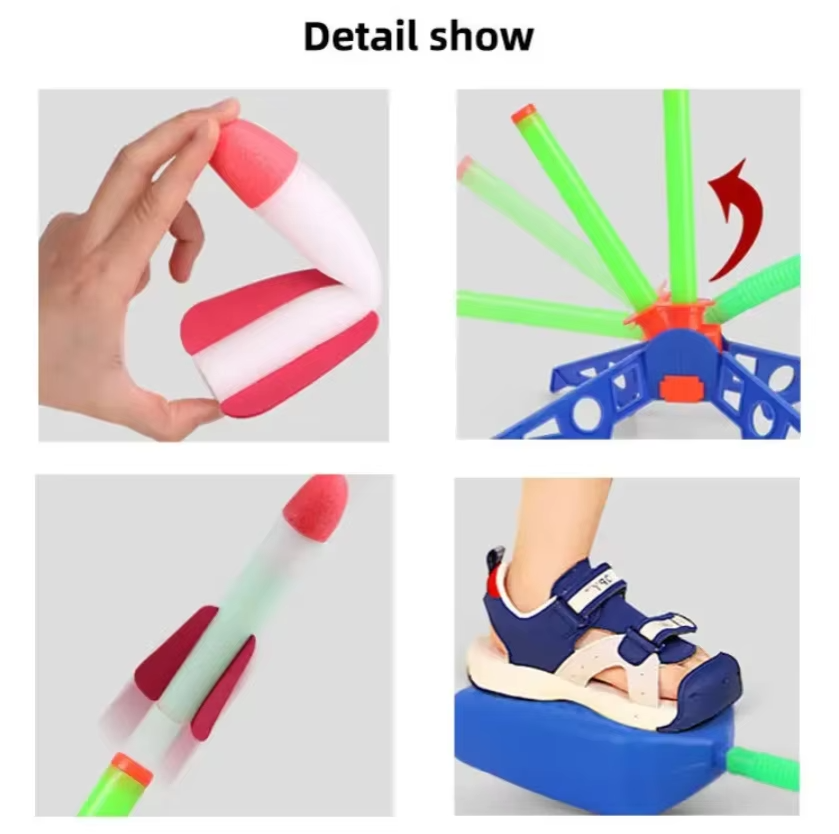 Kids Outdoor Rocket Foot Pump